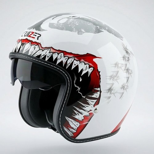Cruizer casco jet moto - casco,