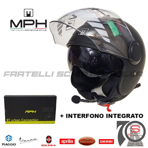 Casco demi jet moto - moto, mph