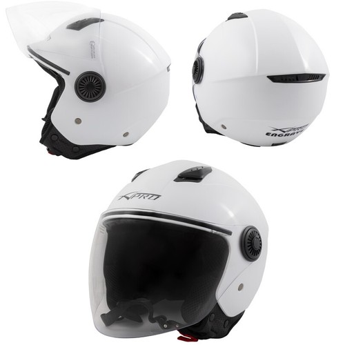Casco jet visiera - casco, moto