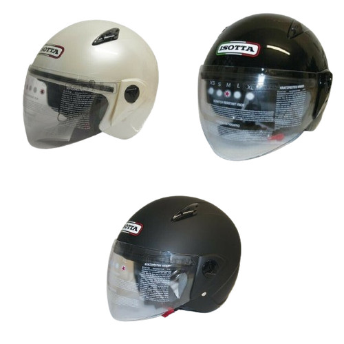 Casco jet visiera moto scooter - visiera,