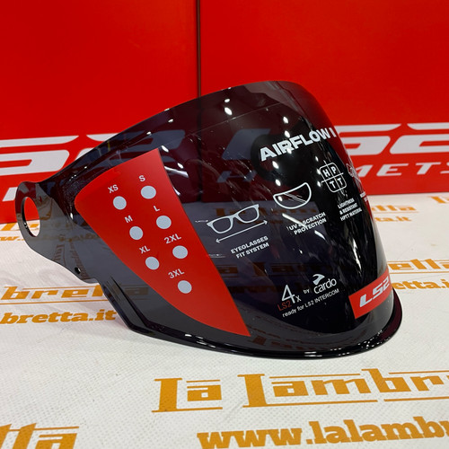 Visiera ls2 lunga nera casco - nera,